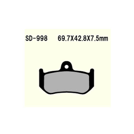 KLOCKI HAMULCOWE VESRAH SINTERED METAL VD-998JL (TYŁ) MV AGUSTA 675/1090 CCM