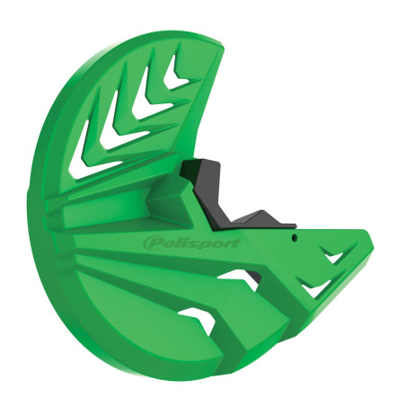 POLISPORT PROMOCJA OSŁONA TARCZY HAMULCOWEJ PRZÓD KAWASAKI KX 250F '20-'26; KX 450F '19-'26 KOLOR ZIELONY