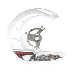 ACCEL OSŁONA TARCZY HAMULCOWEJ PRZÓD YAMAHA YZ/YZF '14-'16 WRF '14-'16KOLOR BIAŁY (FDG-06WH) - PROMOCJA