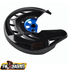 FM-PARTS OSŁONA TARCZY HAMULCOWEJ PRZÓD KTM '15-'24; HUSQVARNA '15-'24 KOLOR CZARNO NIEBIESKA
