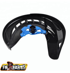 FM-PARTS OSŁONA TARCZY HAMULCOWEJ PRZÓD KTM '15-'24; HUSQVARNA '15-'24 KOLOR CZARNO NIEBIESKA