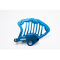 FM-PARTS OSŁONA ALUMINIOWA TARCZY HAMULCOWEJ PRZEDNIEJ KTM / HUSQVARNA '15-'24 KOLOR NIEBIESKI (OŚKA 22MM)