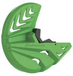 POLISPORT PROMOCJA OSŁONA TARCZY HAMULCOWEJ PRZÓD KAWASAKI KX 250F '13-'19; KX 450F '15-'18 KOLOR ZIELONY