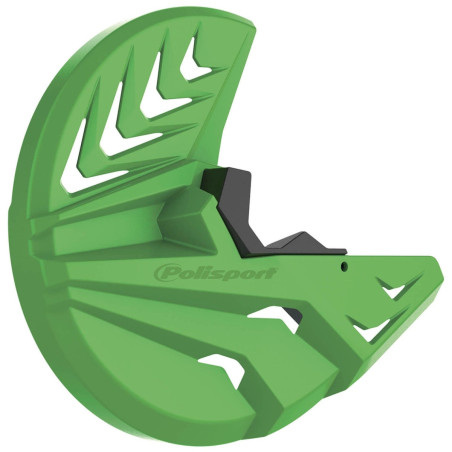 POLISPORT PROMOCJA OSŁONA TARCZY HAMULCOWEJ PRZÓD KAWASAKI KX 250F '13-'19; KX 450F '15-'18 KOLOR ZIELONY