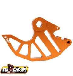 FM-PARTS OSŁONA ALUMINIOWA TARCZY HAMULCOWEJ TYLNEJ KTM / HUSQVARNA / GAS GAS '24-'25 KOLOR POMARAŃCZOWY