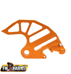 FM-PARTS OSŁONA ALUMINIOWA TARCZY HAMULCOWEJ TYLNEJ KTM / HUSQVARNA / GAS GAS '24-'25 KOLOR POMARAŃCZOWY