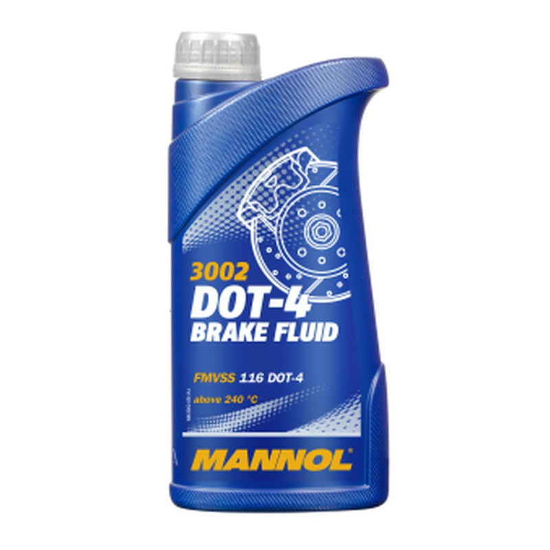 MANNOL BRAKE FLUID DOT-4 (450ML) - PŁYN HAMULCOWY (3002) MANNOL BRAKE FLUID DOT-4 (450ML) - PŁYN HAMULCOWY (3002)
