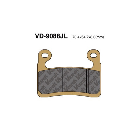 KLOCKI HAMULCOWE VESRAH SINTERED METAL VD-9088JL SINTERED METAL