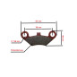 KLOCKI HAMULCOWE PRZEDNIE CF MOTO 450/520/550/800 POWER FORCE KLOCKI HAMULCOWE PRZEDNIE CF MOTO 450/520/550/800 POWER FORCE