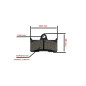 KLOCKI HAMULCOWE TYLNE CF MOTO 450/520/550 POWER FORCE KLOCKI HAMULCOWE TYLNE CF MOTO 450/520/550 POWER FORCE