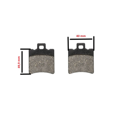 KLOCKI HAMULCOWE POWER FORCE 40X49,9X7 MM