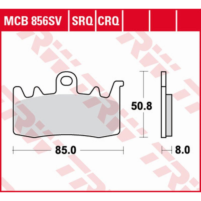 TRW ZF KLOCKI HAMULCOWE KH630 SINTER ROAD/TRACK BMW R 1200R/RS '14-'18, S 1000XR '17-, R 1200GS/ADV '13-'18 TRW ZF KLOCKI HAMULCOWE KH630 SINTER ROAD/TRACK BMW R 1200R/RS '14-'18, S 1000XR '17-, R 1200GS/ADV '13-'18