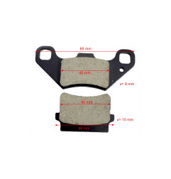 KLOCKI HAMULCOWE ATV 250 STXE (EBC-FA416)