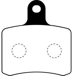 EBC Klocki kartingowe FA553 (1 kpl. na tarczę)