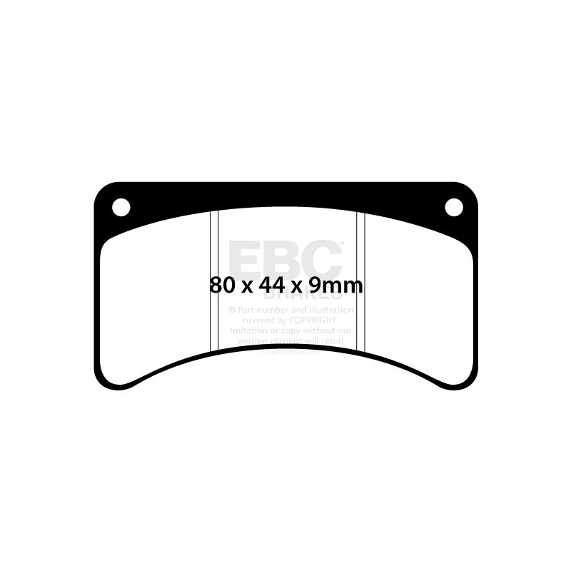 EBC Klocki kartingowe FA515A (1 kpl. na tarczę) EBC Klocki kartingowe FA515A (1 kpl. na tarczę)
