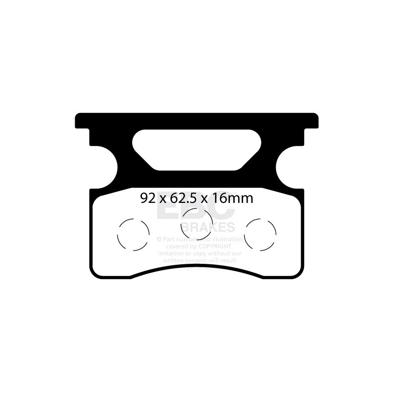 EBC Klocki kartingowe FA548 (1 kpl. na tarczę)