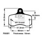 EBC Klocki kartingowe FA501 (1 kpl. na tarczę) EBC Klocki kartingowe FA501 (1 kpl. na tarczę)