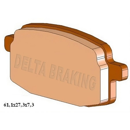Klocki hamulcowe motocyklowe DELTA DB5080 (odpowiednik FA169)