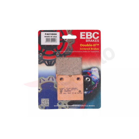 Klocki hamulcowe EBC FA 018 HH (2 szt.)