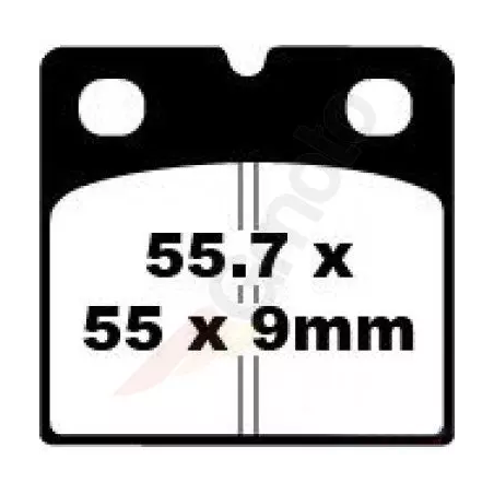 Klocki hamulcowe EBC FA 018 HH (2 szt.)