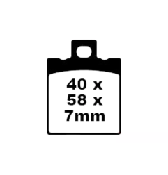 Klocki hamulcowe EBC FA 047 HH (2 szt.)