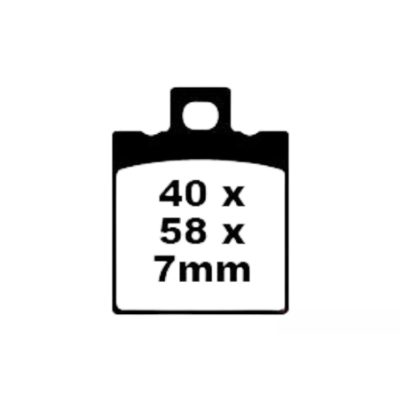 Klocki hamulcowe EBC FA 047 HH (2 szt.)