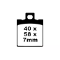 Klocki hamulcowe EBC FA 047 HH (2 szt.) Klocki hamulcowe EBC FA 047 HH (2 szt.)