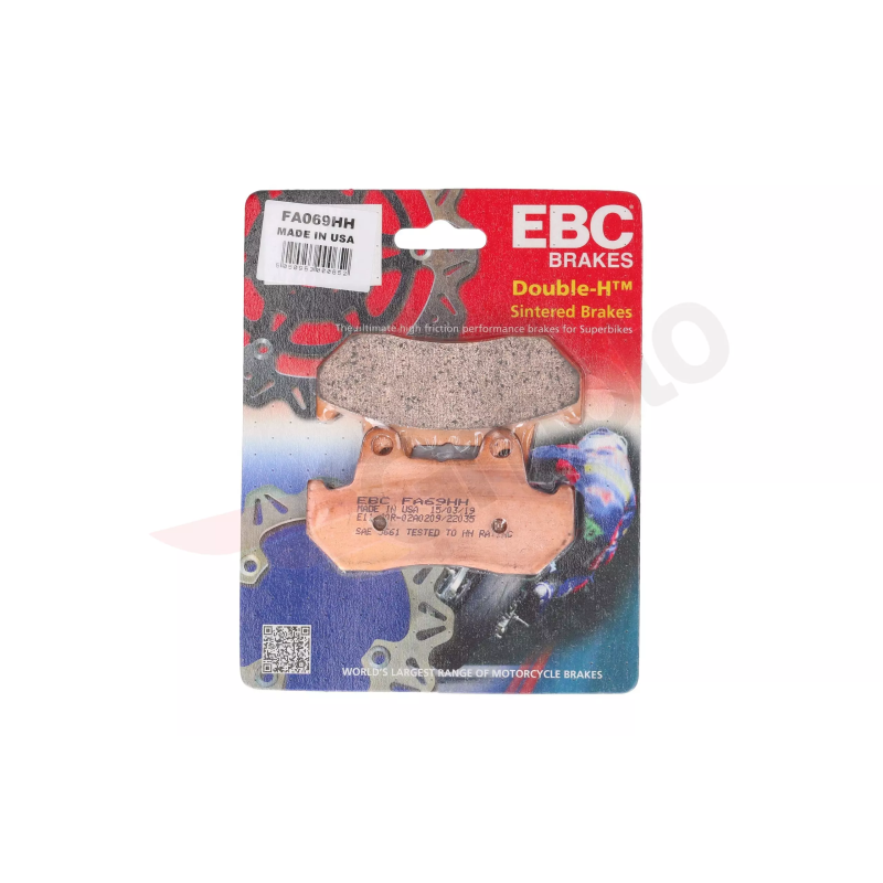 Klocki hamulcowe EBC FA 069 HH (2 szt.) Klocki hamulcowe EBC FA 069 HH (2 szt.)