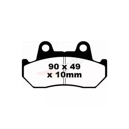 Klocki hamulcowe EBC FA 069 HH (2 szt.)