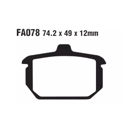 Klocki hamulcowe EBC FA 078 HH (2 szt.)