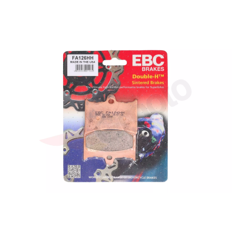 Klocki hamulcowe EBC FA 126 HH (2 szt.)