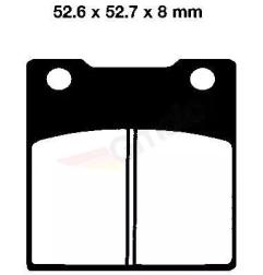 Klocki hamulcowe EBC FA 161 HH (2 szt.)
