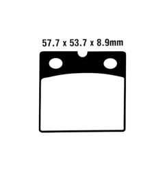Klocki hamulcowe EBC FA 171 HH (2 szt.)