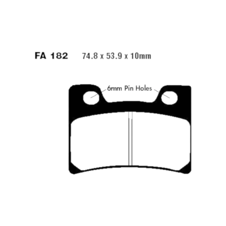 Klocki hamulcowe EBC FA 182 HH 2szt