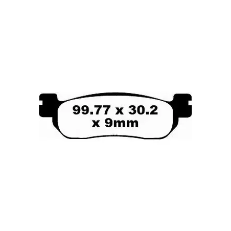 Klocki hamulcowe EBC FA 275 HH (2 szt.)