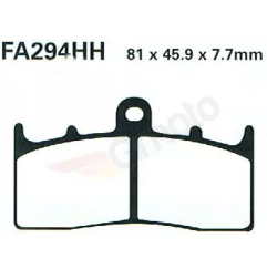 Klocki hamulcowe EBC FA 294 HH (2 szt.)