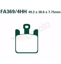 Klocki hamulcowe EBC FA 369/4 HH (4 szt.)