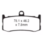 Klocki hamulcowe EBC FA 491 HH (2 szt.) Klocki hamulcowe EBC FA 491 HH (2 szt.)