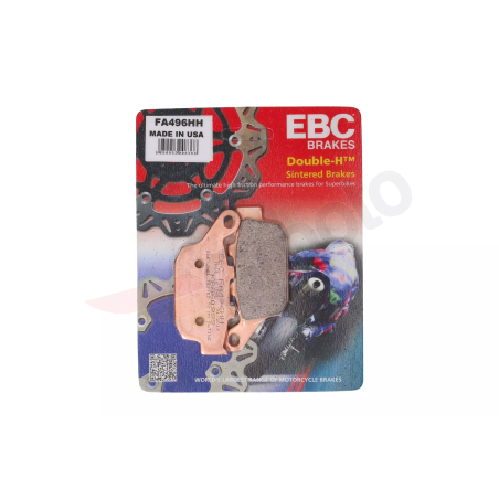 Klocki hamulcowe EBC FA 496 HH (2 szt.)