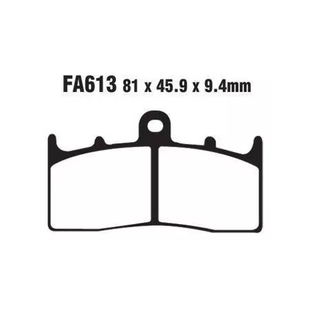Klocki hamulcowe EBC FA 613 HH (2 szt.)