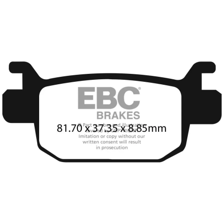 Klocki hamulcowe EBC FA 698 HH (2 szt.)
