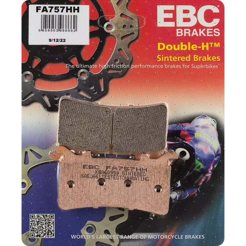 Klocki hamulcowe EBC FA 757 HH (2 szt.) Klocki hamulcowe EBC FA 757 HH (2 szt.)