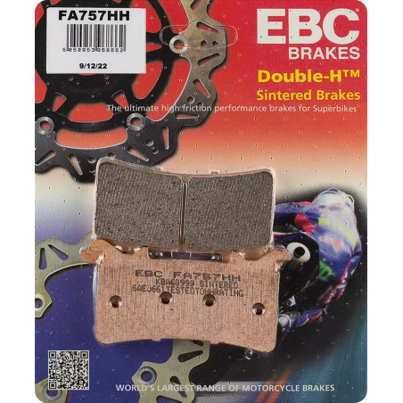 Klocki hamulcowe EBC FA 757 HH (2 szt.)