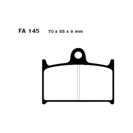 Klocki hamulcowe EBC FA 145 EPFA HH (2 szt.)