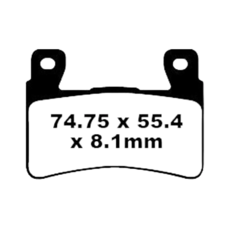 Klocki hamulcowe EBC FA 265 EPFA HH (2 szt.)