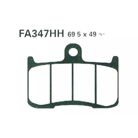 Klocki hamulcowe EBC FA 347 EPFA HH (2 szt.)