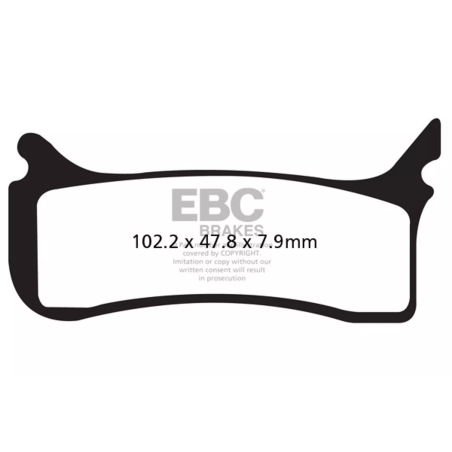 Klocki hamulcowe EBC FA 406 EPFA HH (2 szt.)