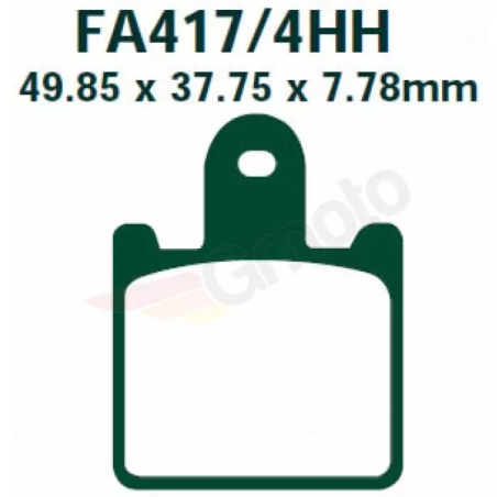Klocki hamulcowe EBC FA 417/4 EPFA HH (4 szt.)