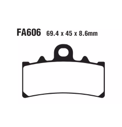 Klocki hamulcowe EBC FA 606 EPFA HH (2 szt.)