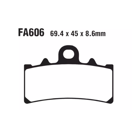 Klocki hamulcowe EBC FA 606 EPFA HH (2 szt.)